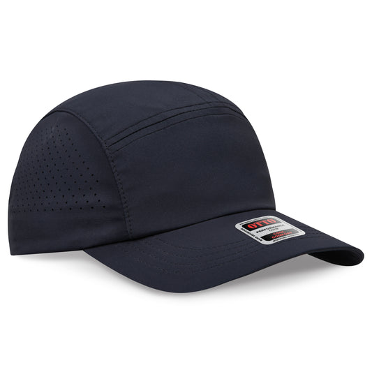 OTTO CAP® 5 Panel Running Hat w/ Elastic Soft Visor