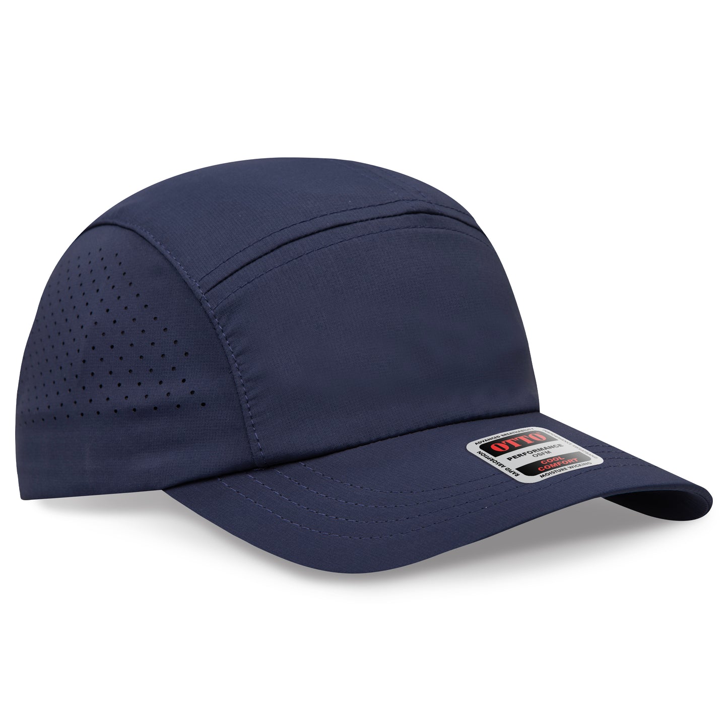 OTTO CAP® 5 Panel Running Hat w/ Elastic Soft Visor