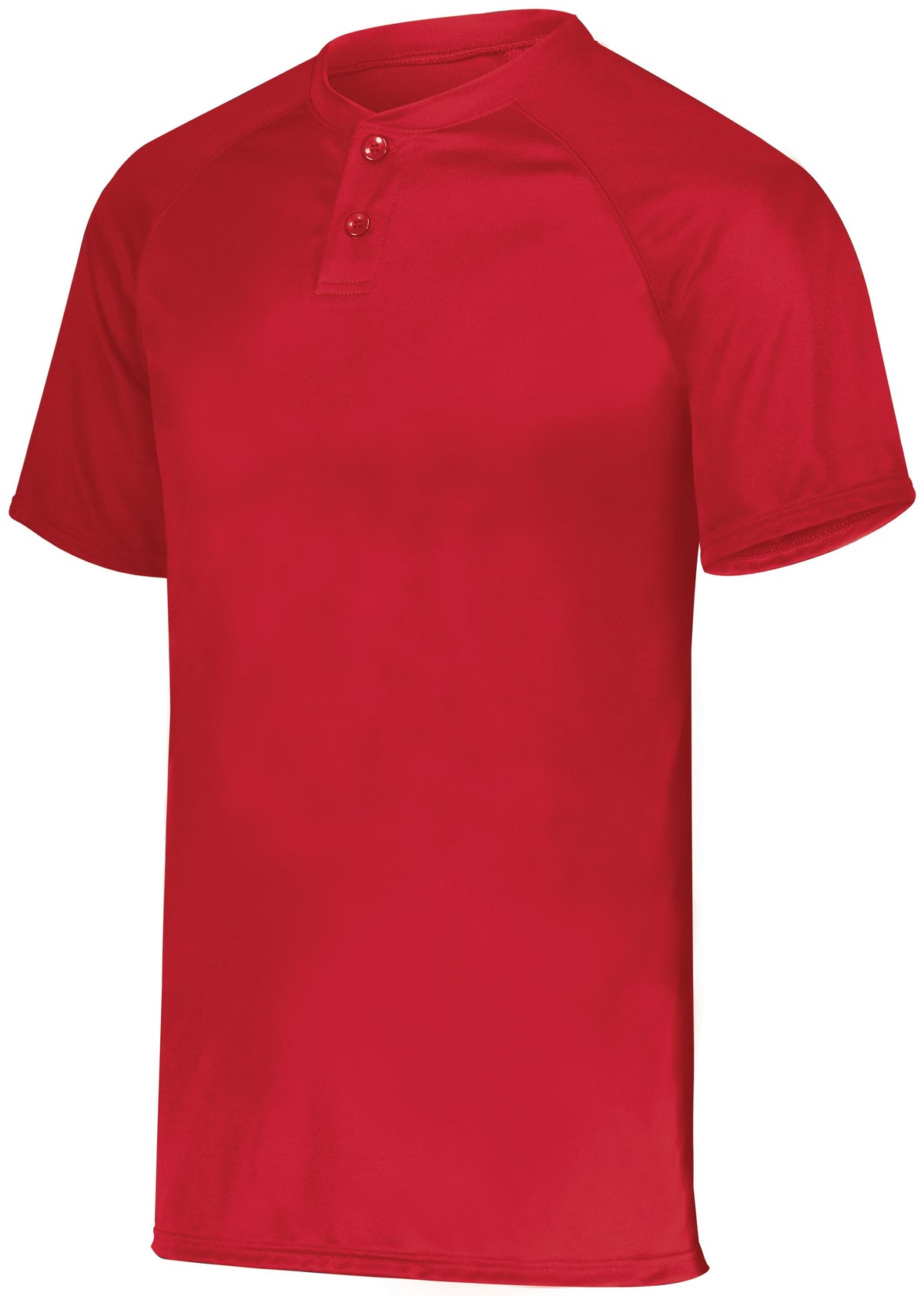 Youth Attain Wicking Two-Button Baseball Jersey