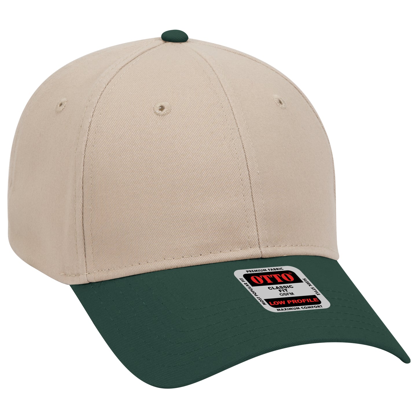OTTO CAP® 6 Panel Low Profile Baseball Cap