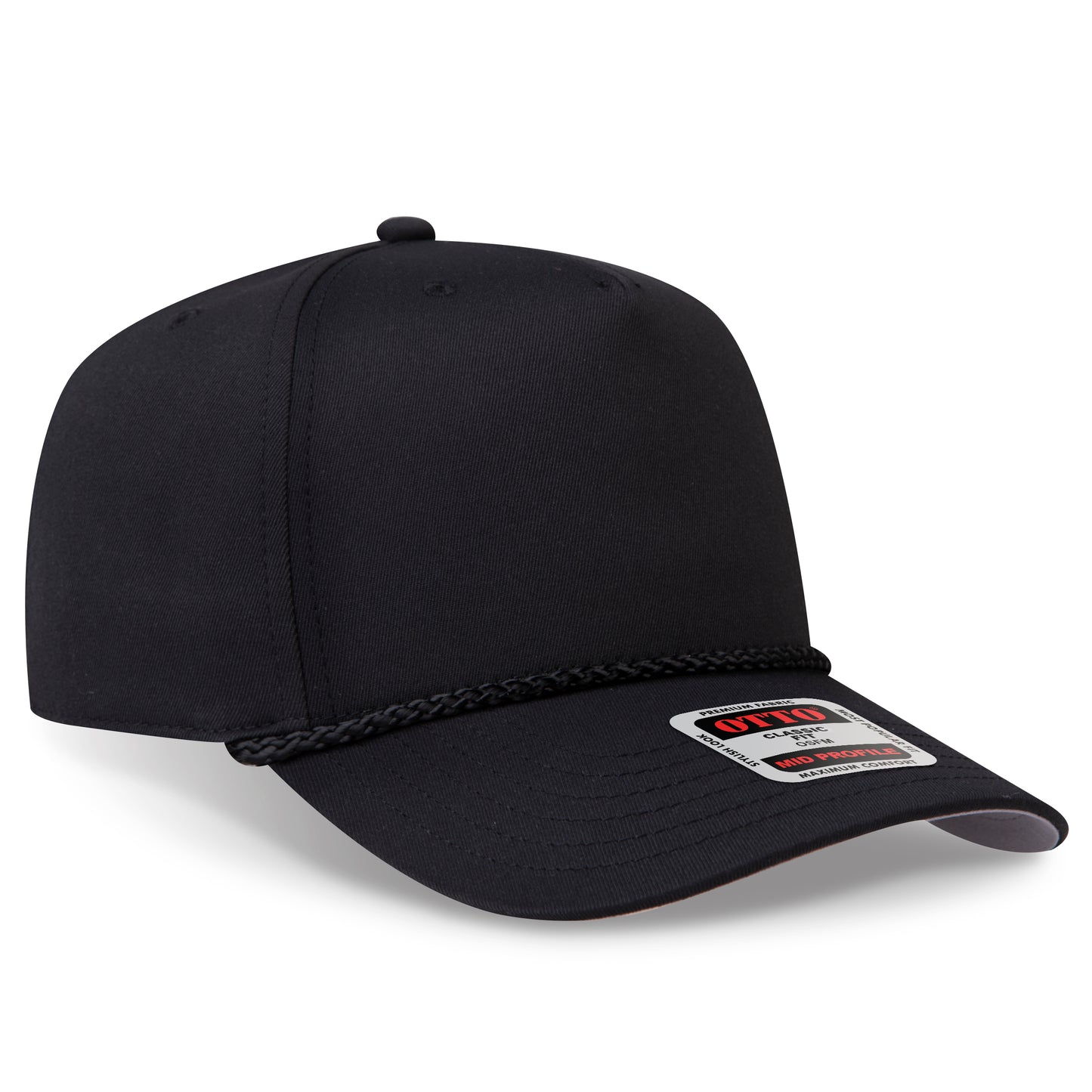 OTTO CAP® 5 Panel Mid Profile Baseball Cap