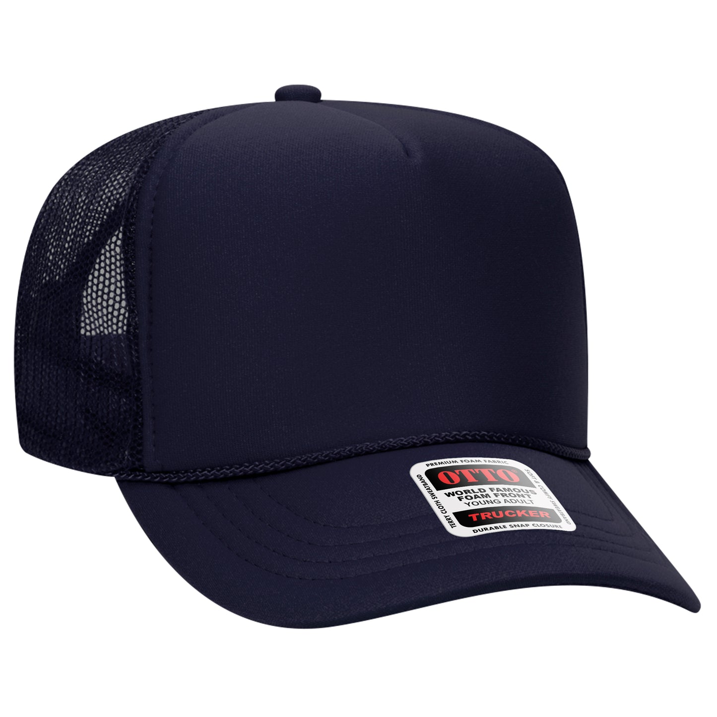 OTTO CAP® 5 Panel High Crown Mesh Back Trucker Hat