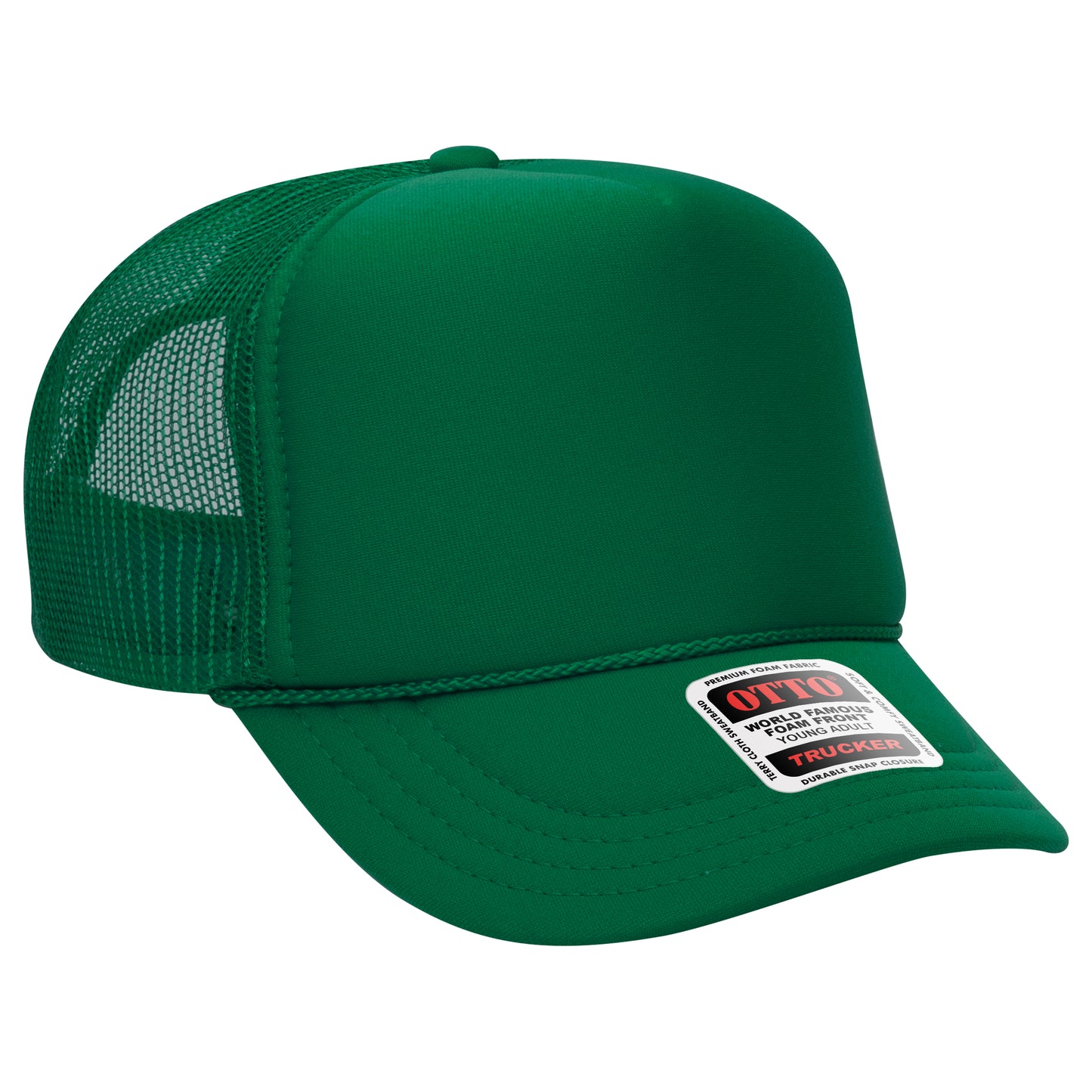 OTTO CAP® 5 Panel High Crown Mesh Back Trucker Hat