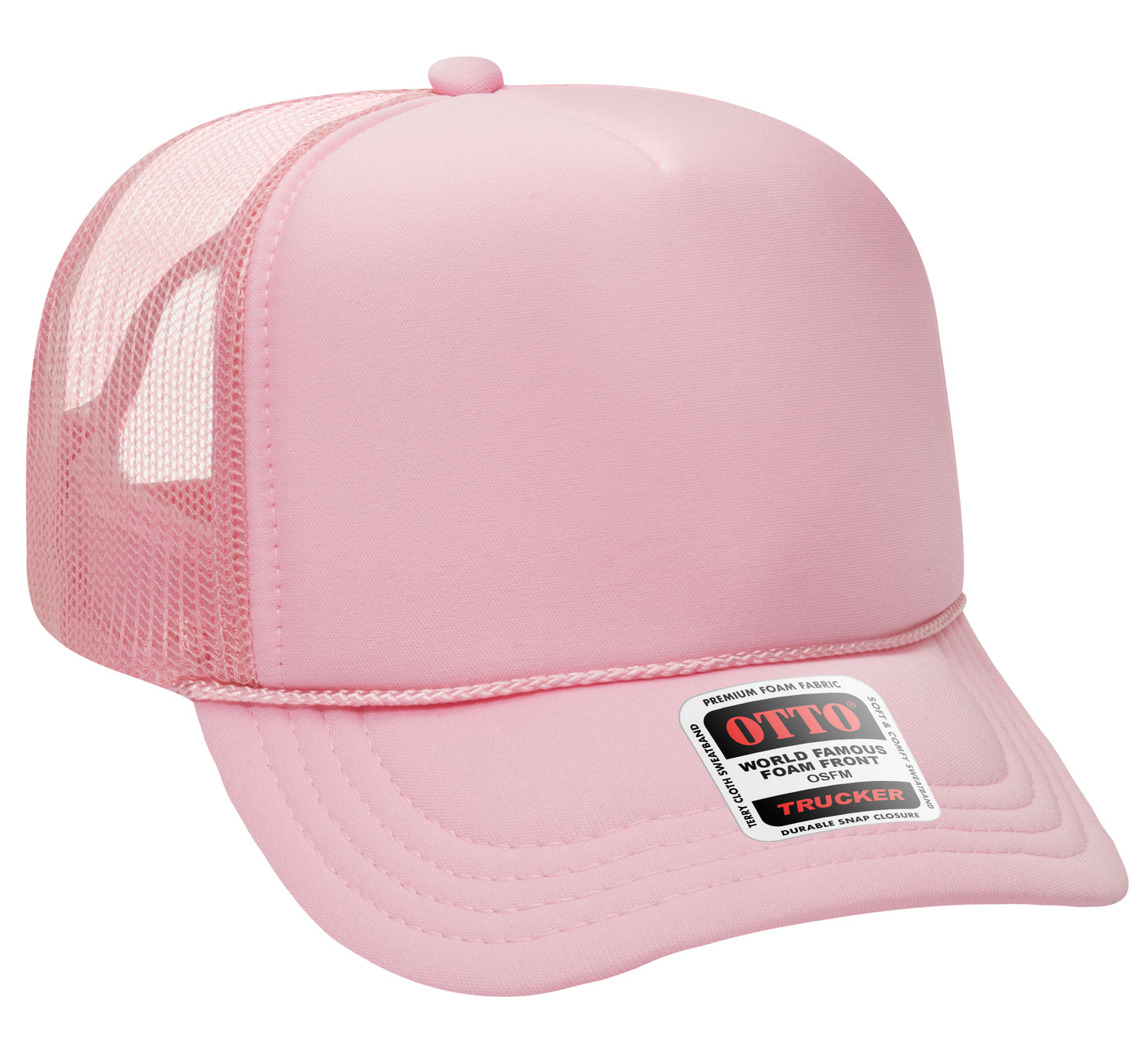 OTTO CAP® 5 Panel High Crown Mesh Back Trucker Hat