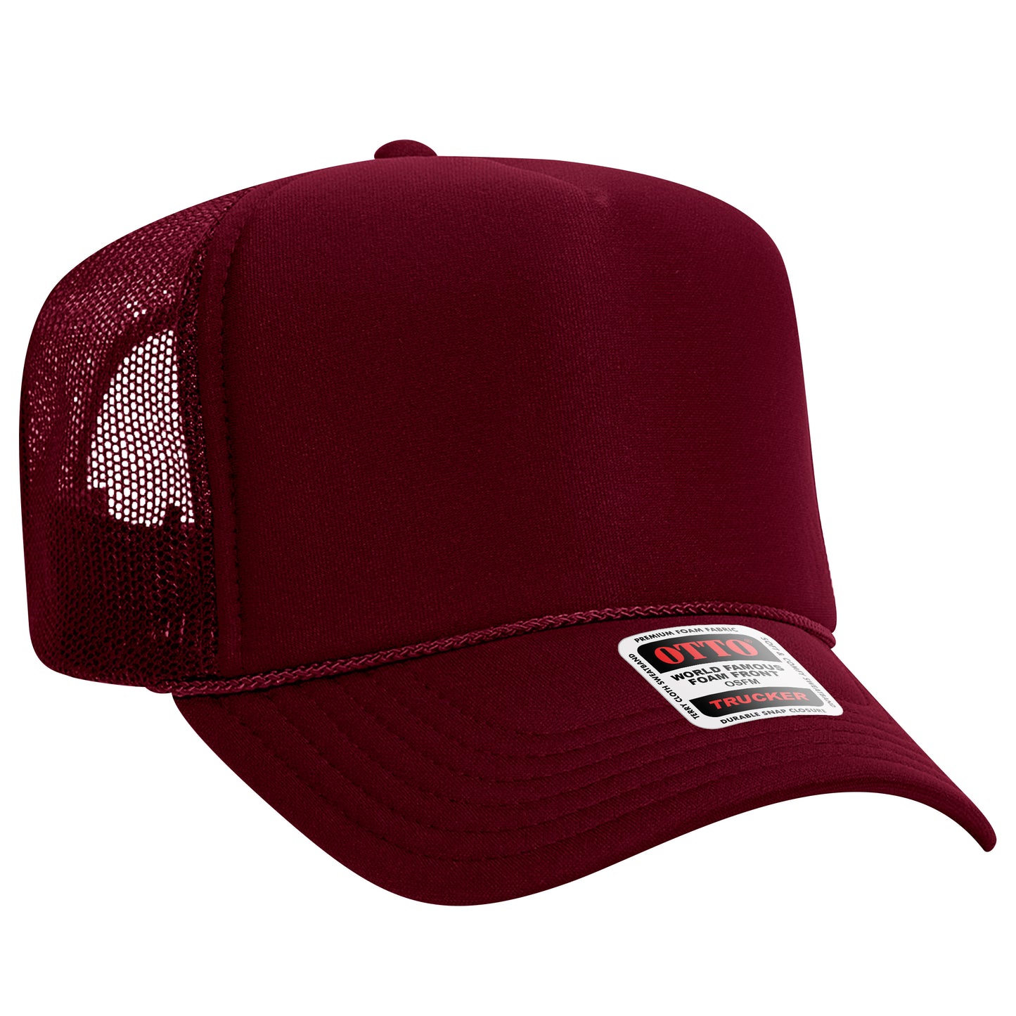 OTTO CAP® 5 Panel High Crown Mesh Back Trucker Hat