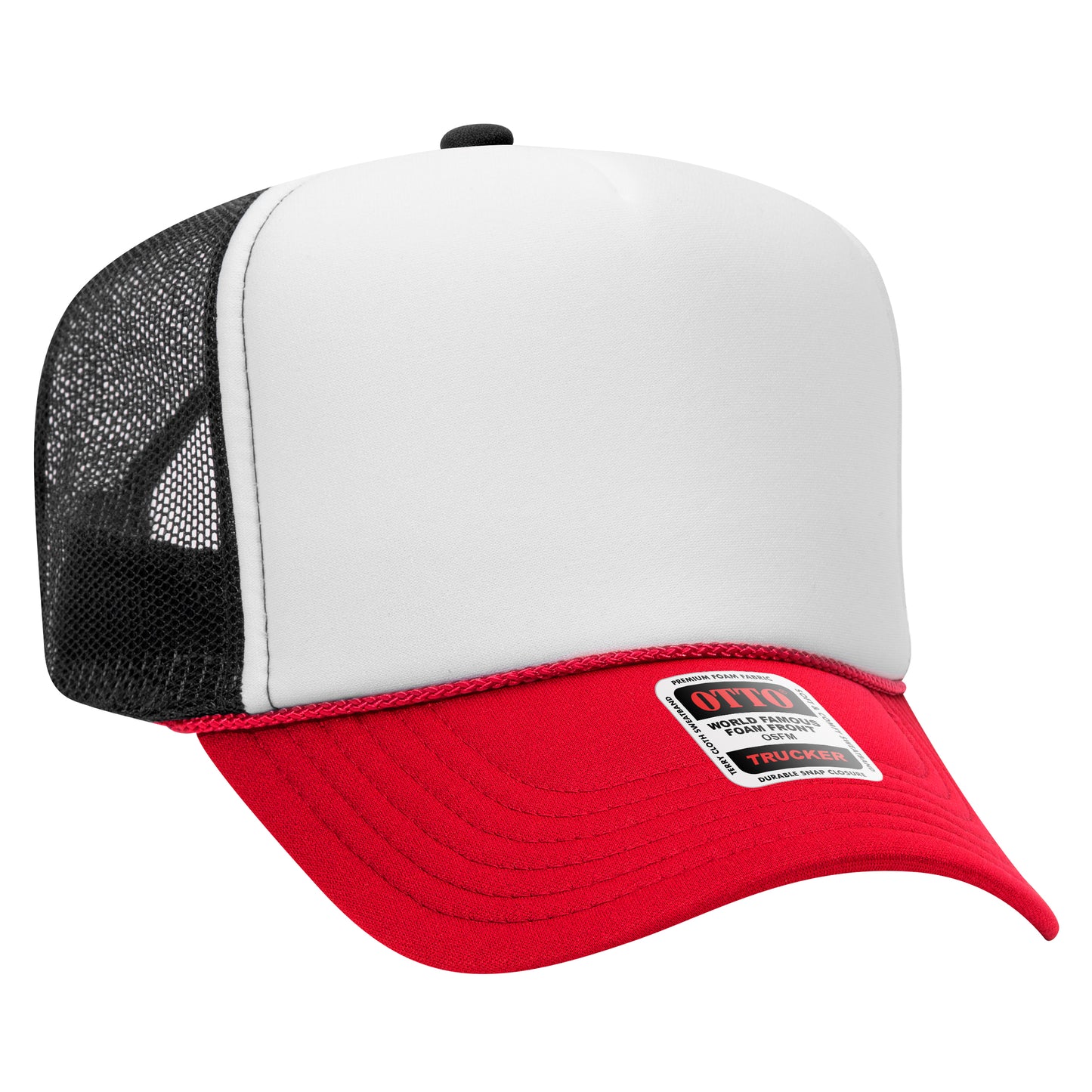 OTTO CAP® 5 Panel High Crown Mesh Back Trucker Hat