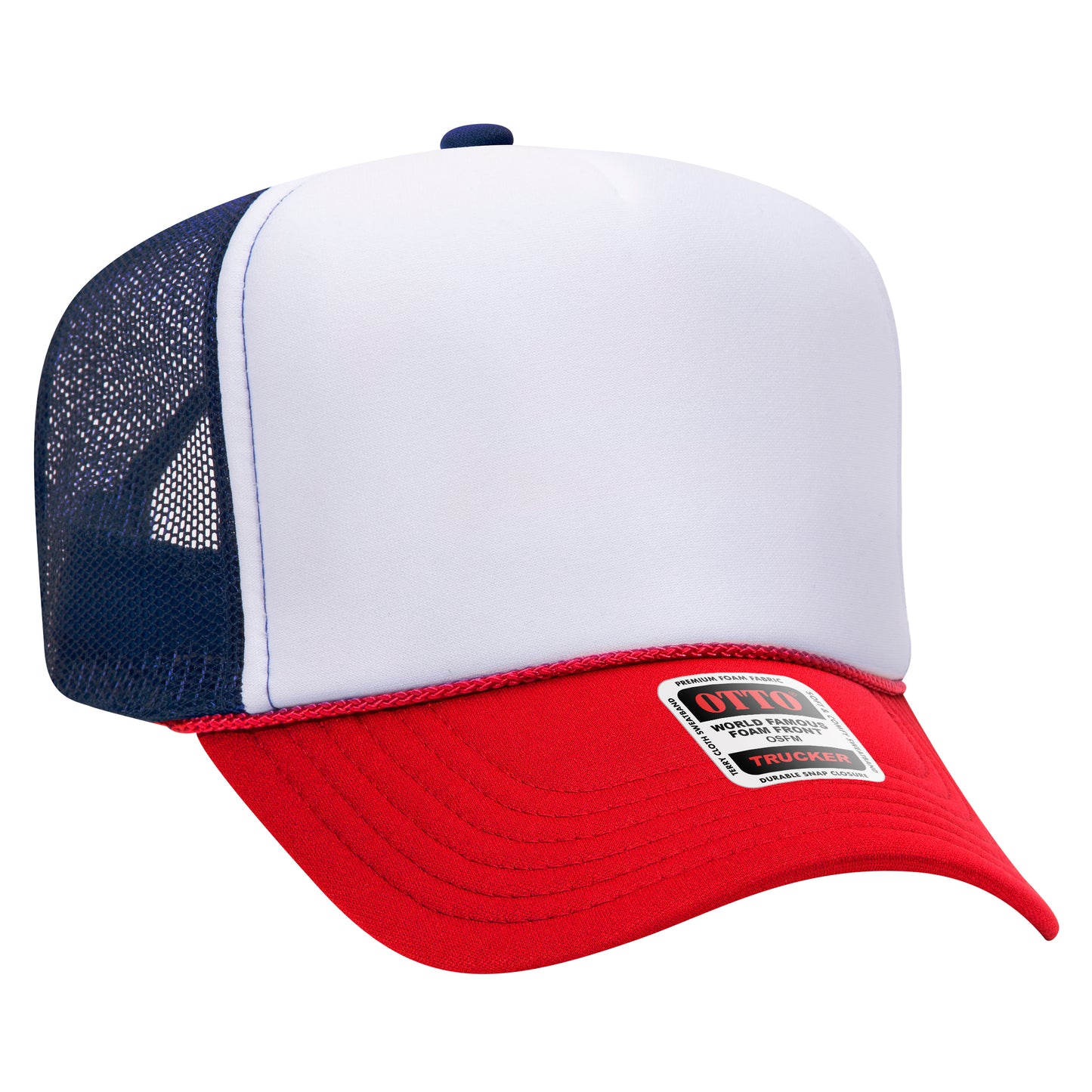 OTTO CAP® 5 Panel High Crown Mesh Back Trucker Hat