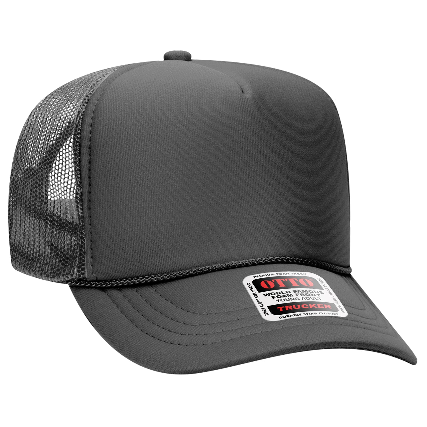 OTTO CAP® 5 Panel High Crown Mesh Back Trucker Hat