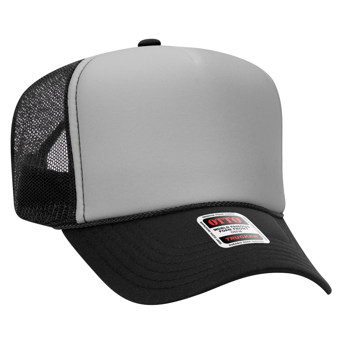 OTTO CAP® 5 Panel High Crown Mesh Back Trucker Hat