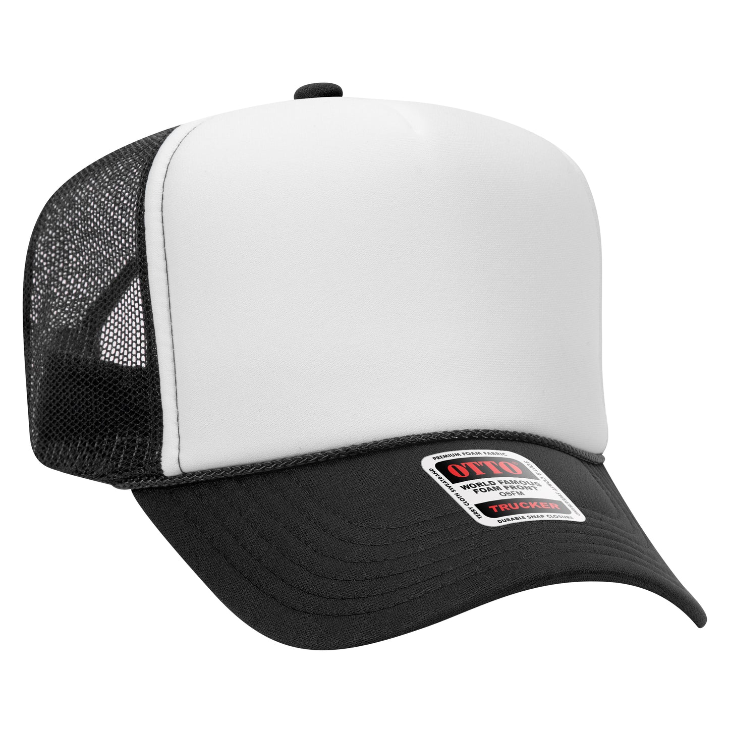 OTTO CAP® 5 Panel High Crown Mesh Back Trucker Hat