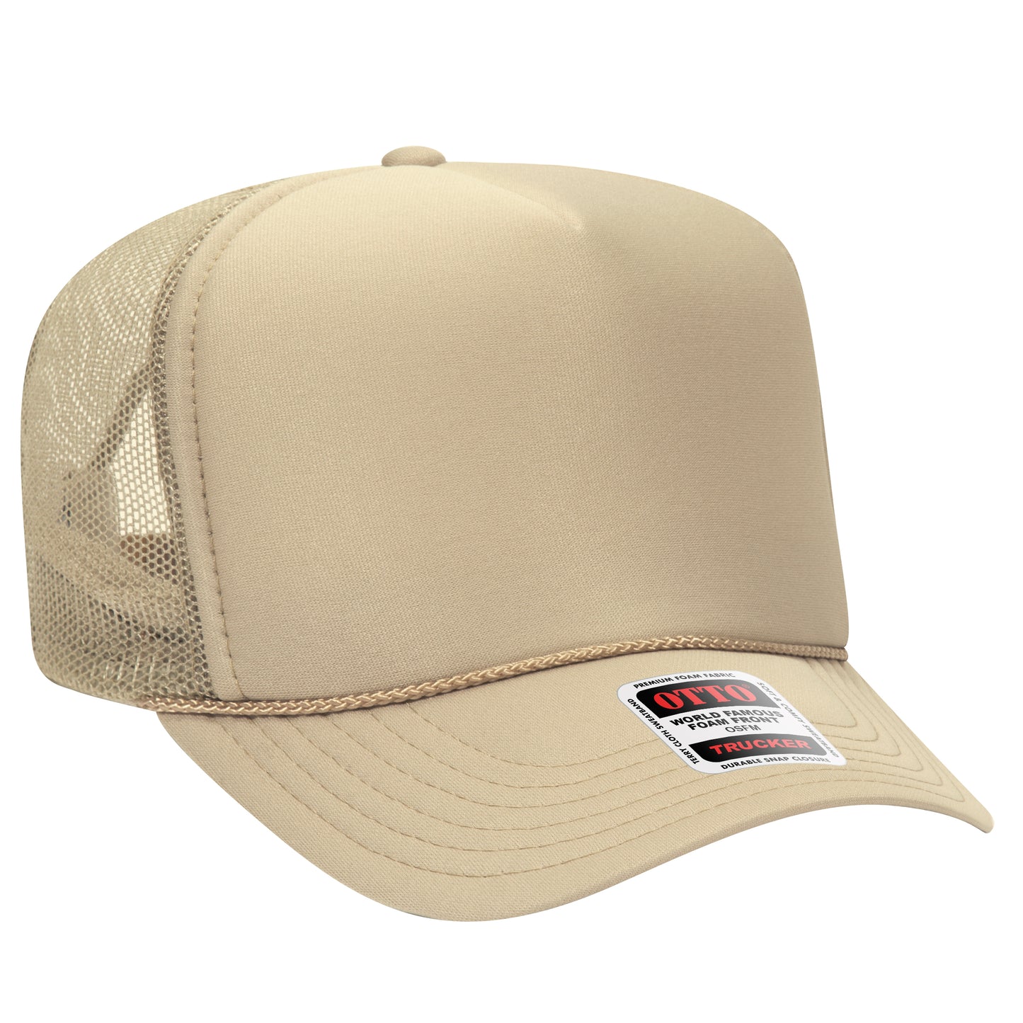 OTTO CAP® 5 Panel High Crown Mesh Back Trucker Hat