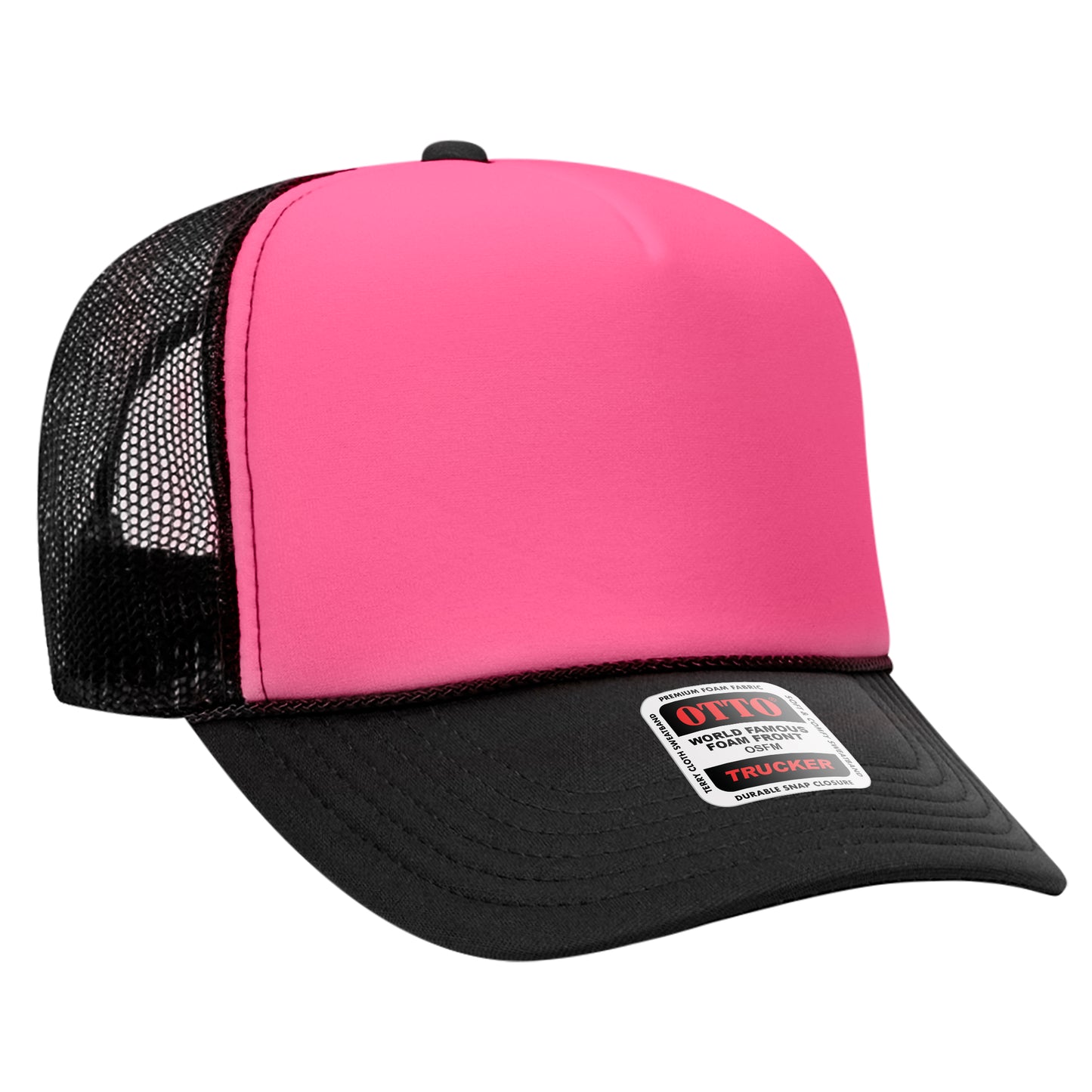 OTTO CAP® 5 Panel High Crown Mesh Back Trucker Hat