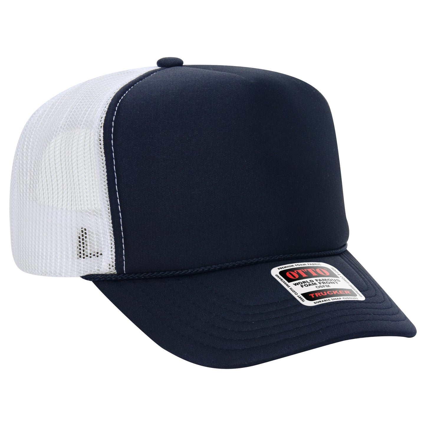 OTTO CAP® 5 Panel High Crown Mesh Back Trucker Hat