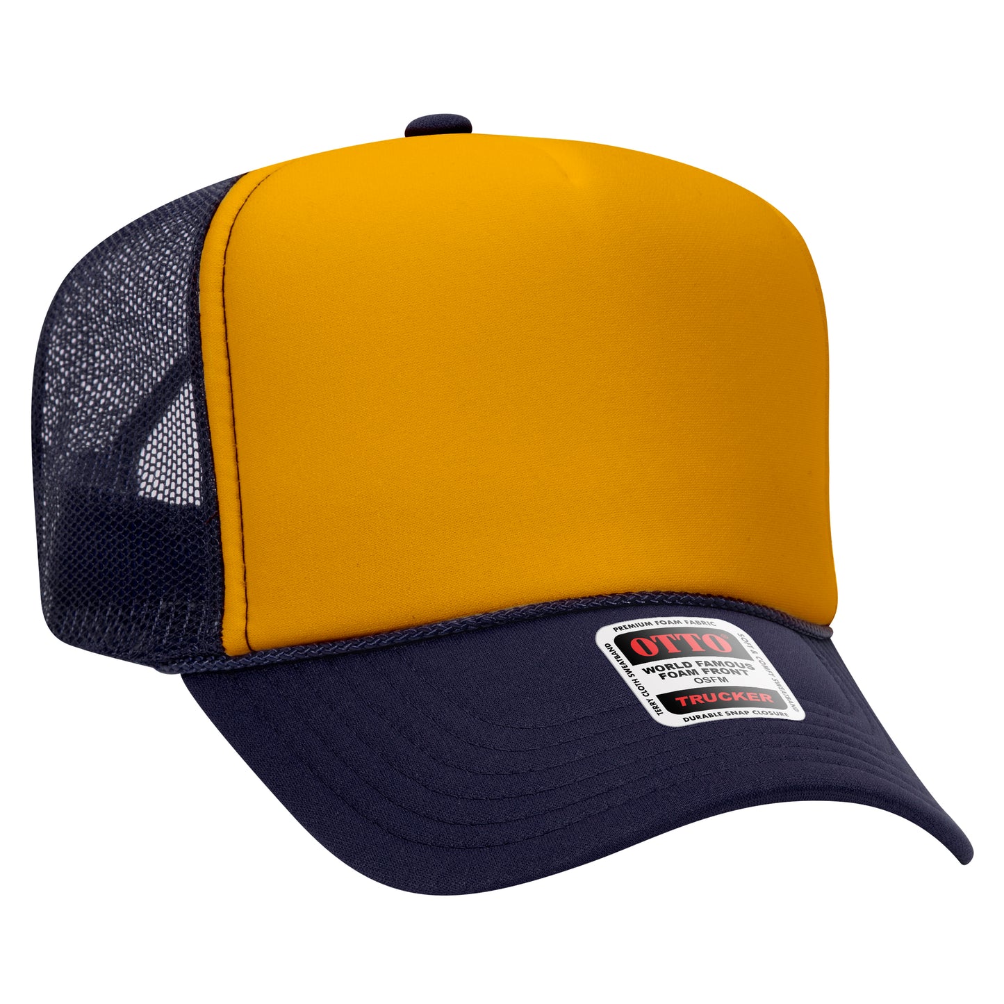 OTTO CAP® 5 Panel High Crown Mesh Back Trucker Hat