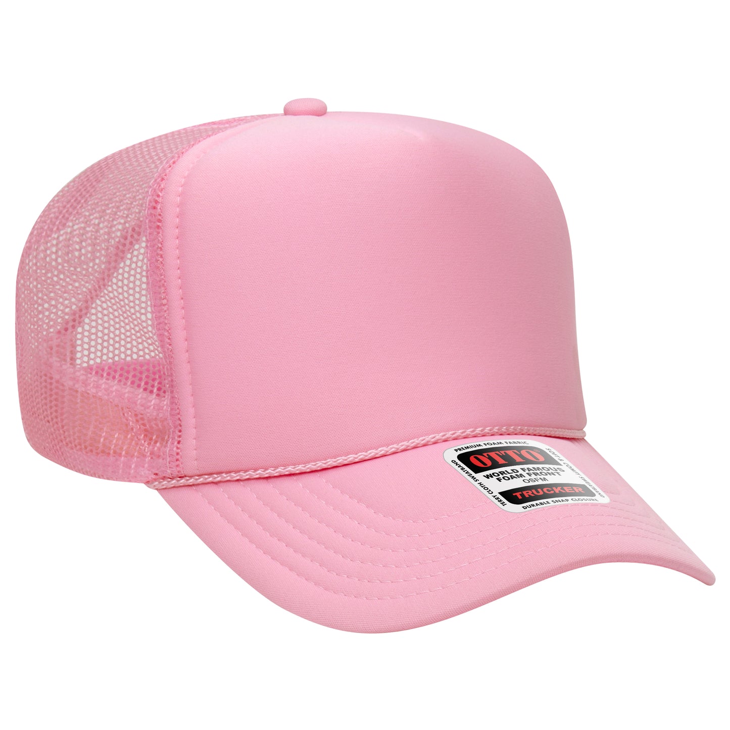 OTTO CAP® 5 Panel High Crown Mesh Back Trucker Hat