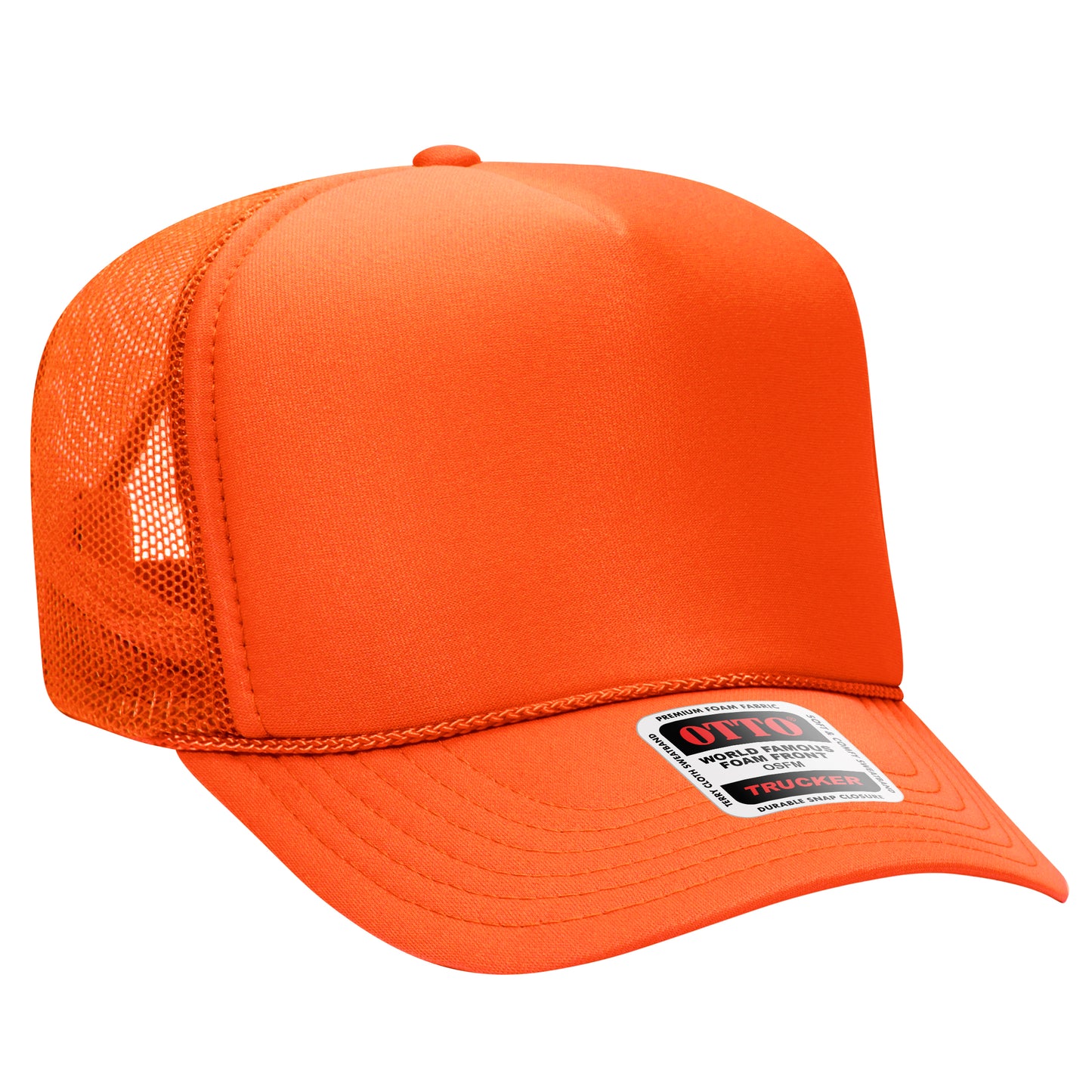 OTTO CAP® 5 Panel High Crown Mesh Back Trucker Hat