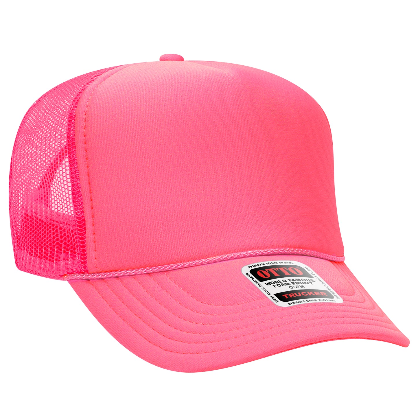 OTTO CAP® 5 Panel High Crown Mesh Back Trucker Hat