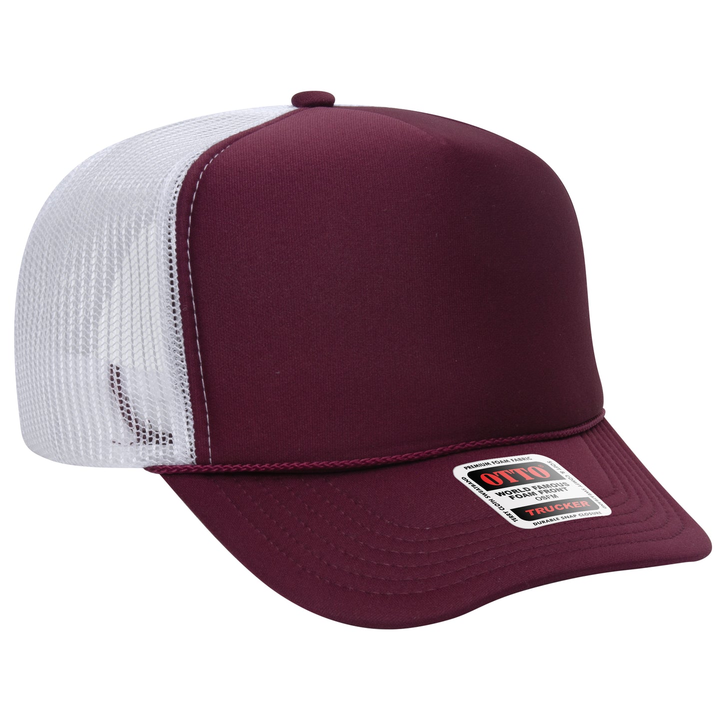OTTO CAP® 5 Panel High Crown Mesh Back Trucker Hat