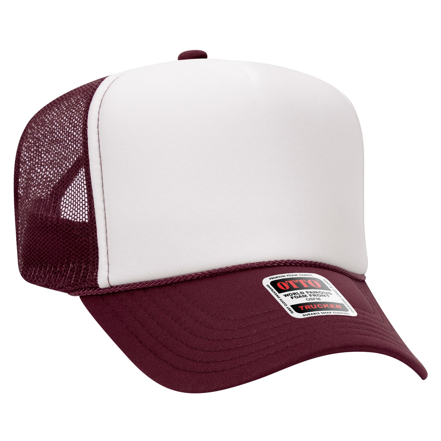 OTTO CAP® 5 Panel High Crown Mesh Back Trucker Hat