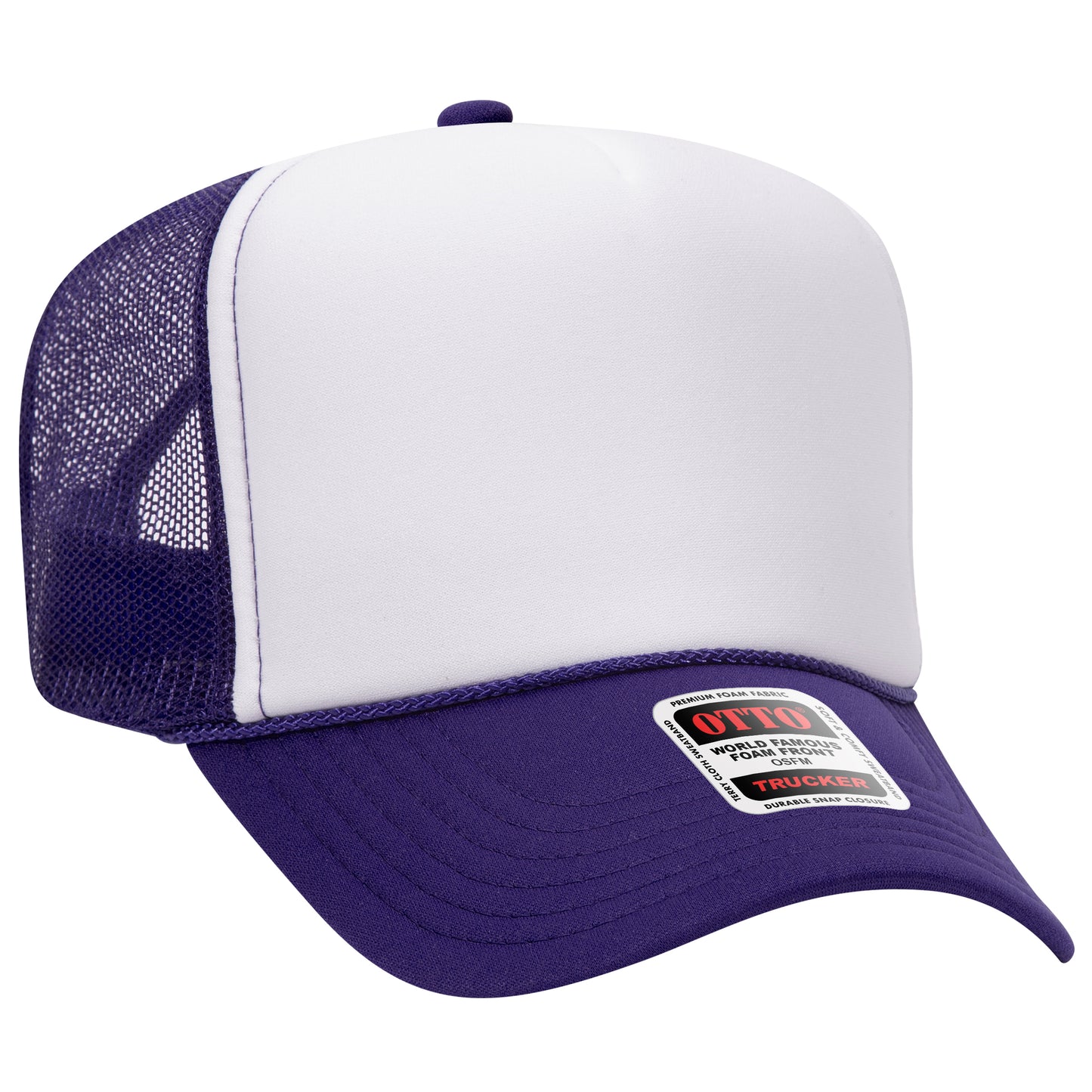 OTTO CAP® 5 Panel High Crown Mesh Back Trucker Hat