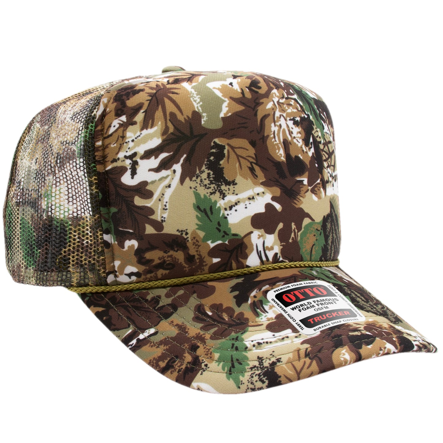 OTTO CAP® 5 Panel High Crown Mesh Back Trucker Hat