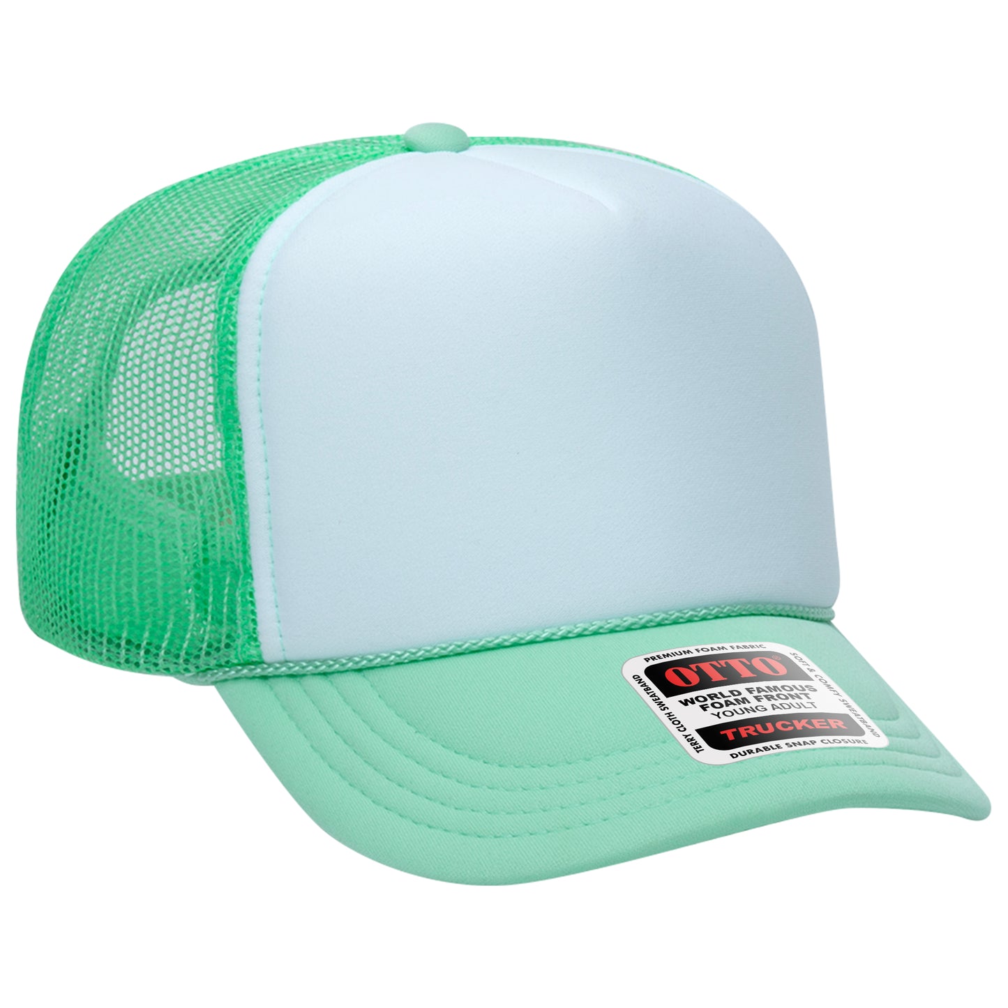OTTO CAP® 5 Panel High Crown Mesh Back Trucker Hat
