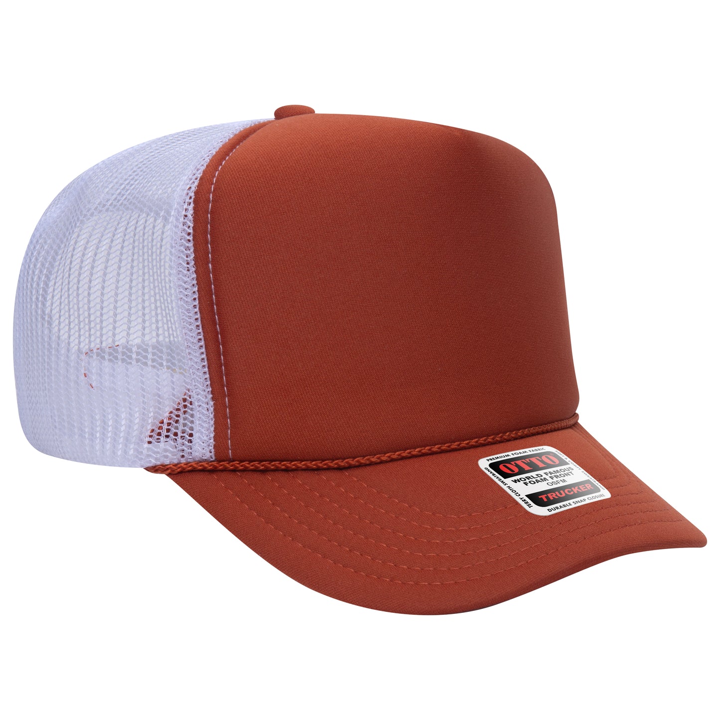 OTTO CAP® 5 Panel High Crown Mesh Back Trucker Hat