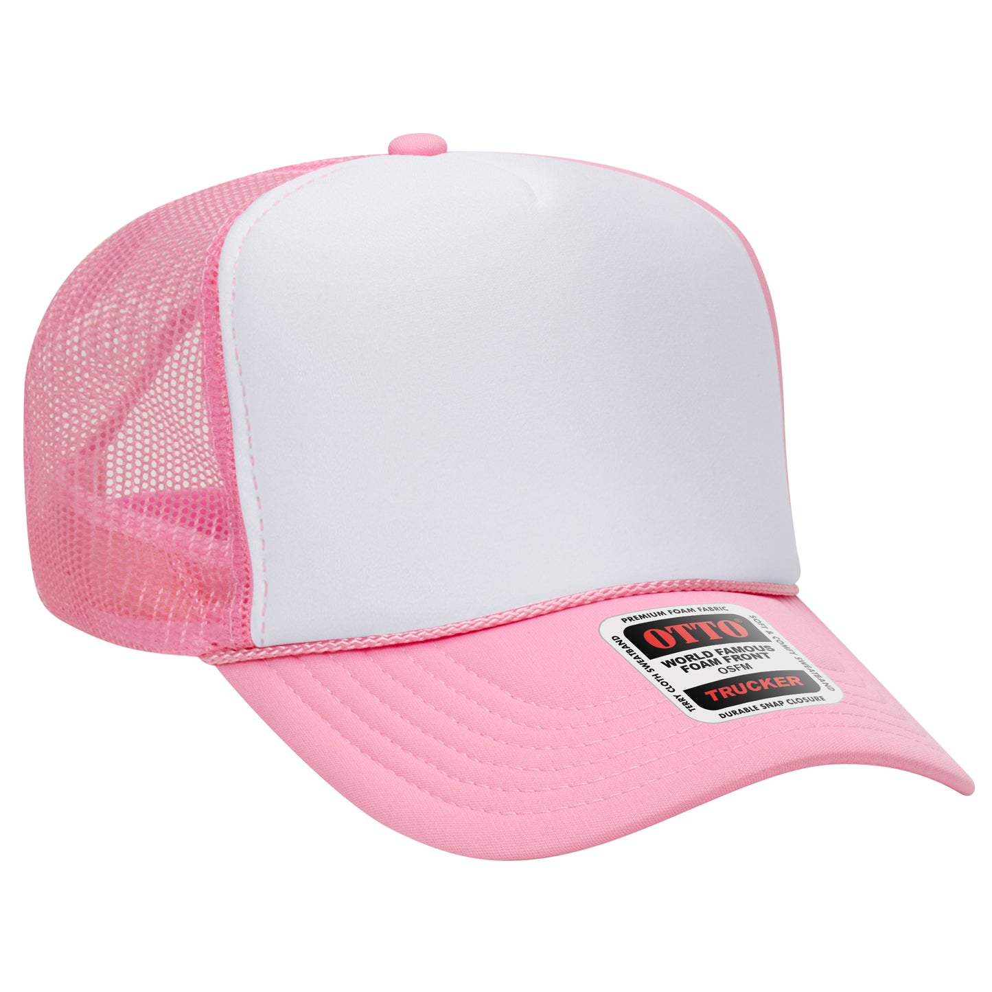OTTO CAP® 5 Panel High Crown Mesh Back Trucker Hat