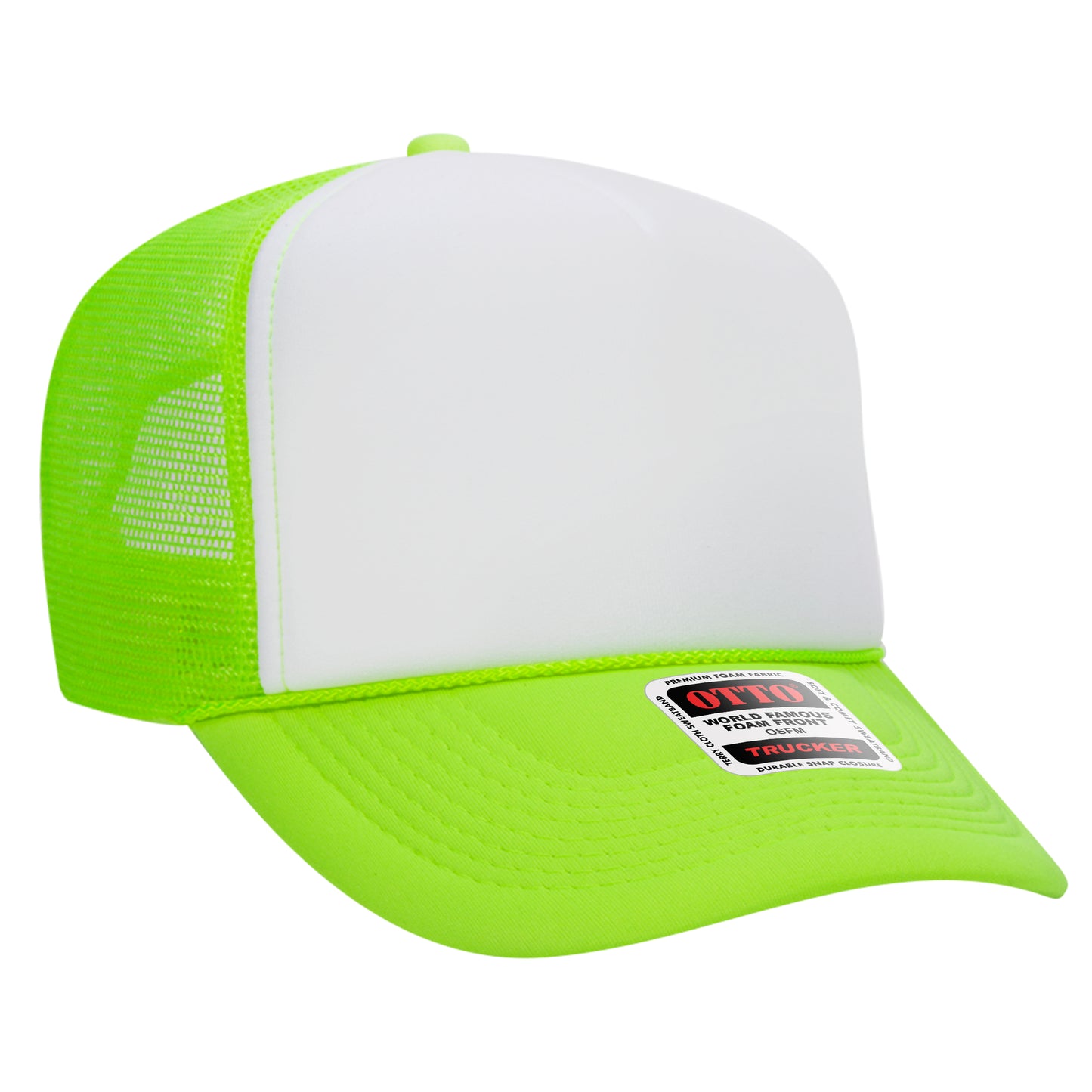 OTTO CAP® 5 Panel High Crown Mesh Back Trucker Hat