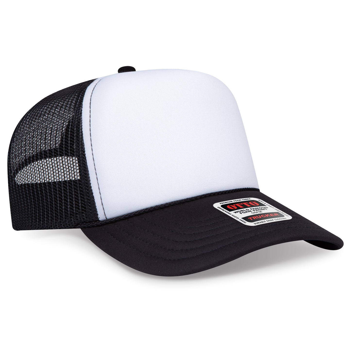 OTTO CAP® 5 Panel High Crown Mesh Back Trucker Hat